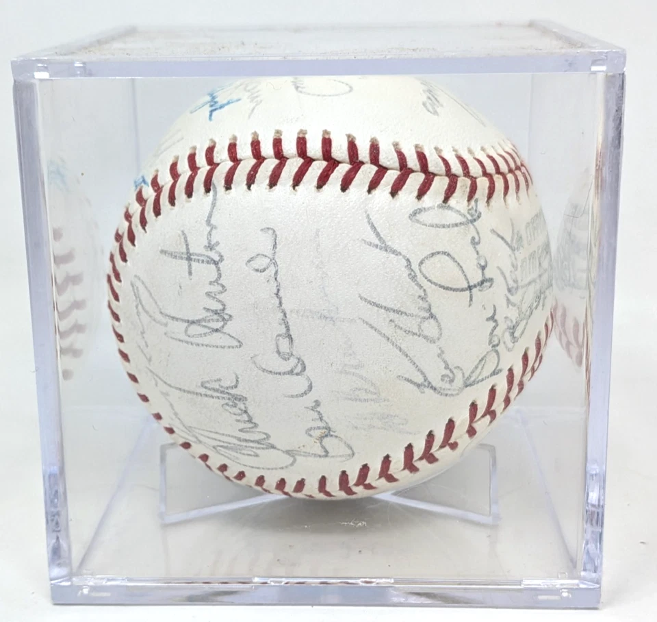 Vintage 1960s Washington Senators Nationals MLB 20+ Signed Autographed Baseball - Image 4 of 4