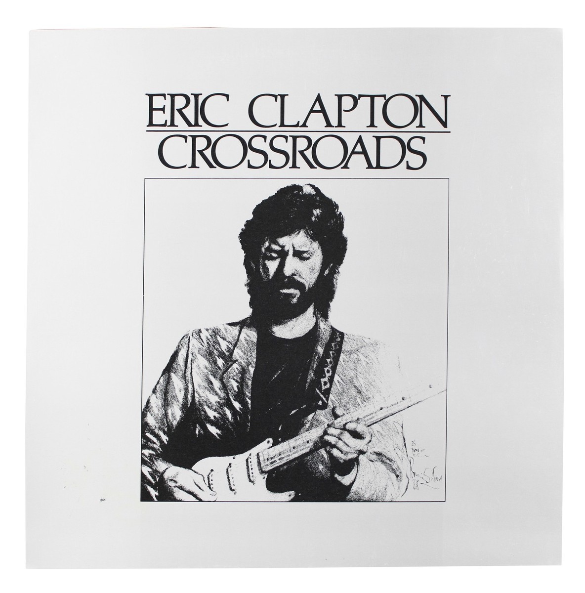 Eric Clapton Authentic Signed Crossroads Album Flat Autographed
