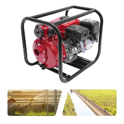 Gasoline Engine Water Pump Gas Powered Water Transfer Pump 2'' 7.5HP 4-Stroke