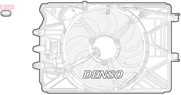 LüFter MotorküHlung Denso DER09069 FüR 500L Fiat 199LYC1B Natural Power Multijet-image