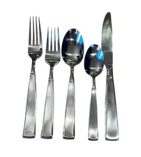 Towle Balance Stainless Steel 5 Pc Place Setting Forks Spoons Knife Flatware