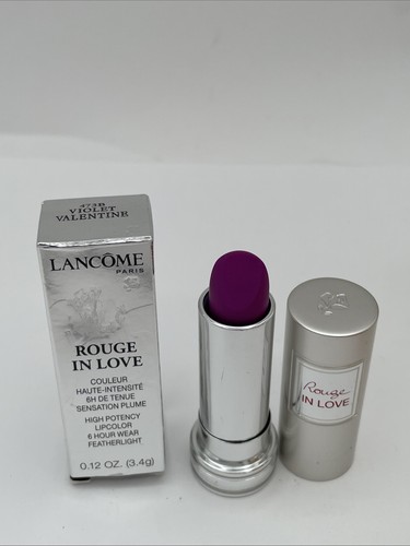 Neu! Lancome Rouge In Love Lippenstift 185N Rouge Valentine 0,12 Unzen/3,4 g volle Größe!