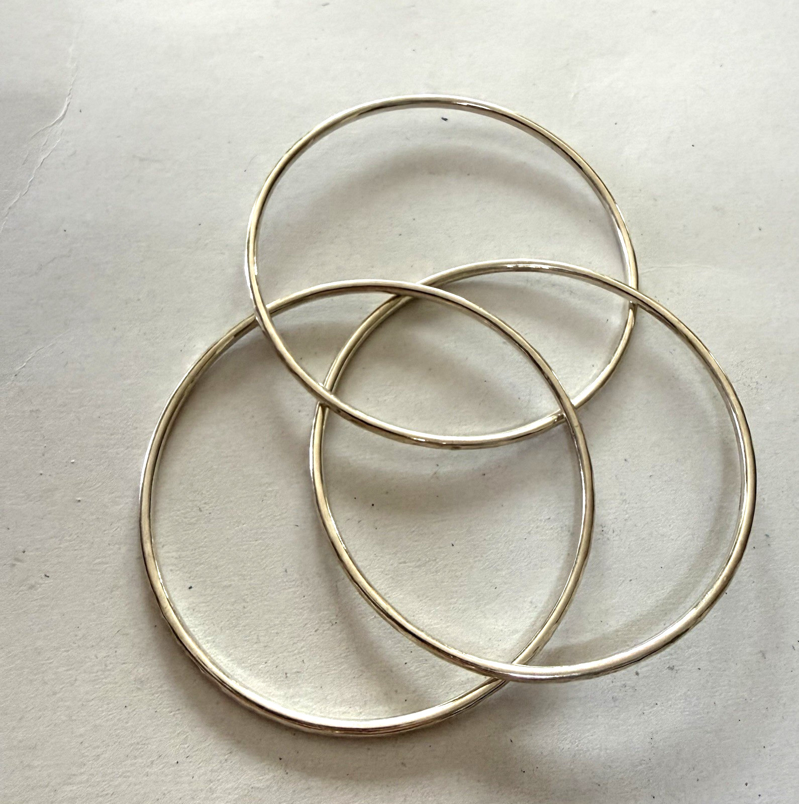 JAMES AVERY Sterling Silver Interlocking Bangle B… - image 1