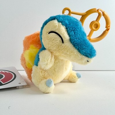 Pokemon Center Cyndaquil Karabiner Schlüsselanhänger 4 Zoll Original Plüsch Maskottchen Japan