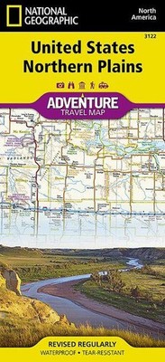 United States, Northern Plains Map | National Geographic Maps | 2017 | englisch