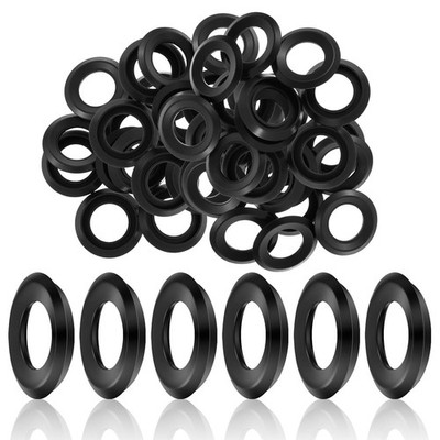  Pcs External Lamp Holder Gasket Black Weatherproof Round Gasket 20