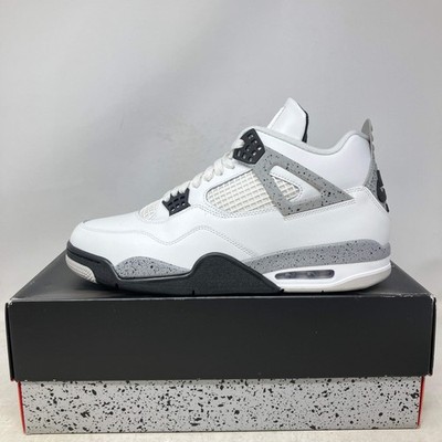 Size 12.5 Men Jordan 4 Retro White Cement (2025) Pre Owned FV5029-100