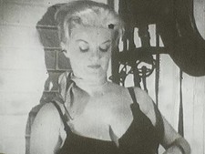 8mm Film Paula Page Making Hay Strip Tease 1950s Movie Hay Loft Bales Lounging