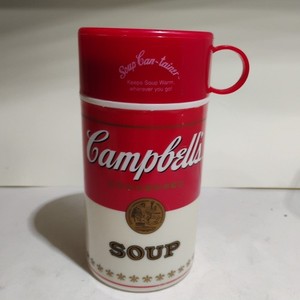 Vintage Campbell's Soup  Thermos / Classic Tomato Soup Can / All Plastic / 1998