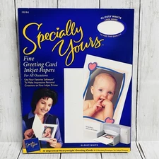 Specially Yours Fine Greeting Card Inkjet Papers, 10 Heavyweight Cards, 19319-0