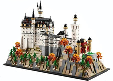 Architecture MOC Schloss Neuschwanstein (Kompatibel zu 21063) NEU