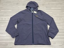 Under Armour Storm Holiday Vibe Windbreaker Hooded Jacket Mens S FZ Purple 100