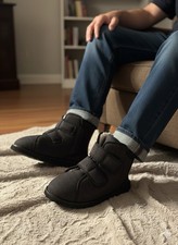 Lesvago Wide-Fit Fleece-Lined Orthopaedic Boots – Size 43 Brand New 