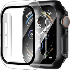 2 Pack Case for Apple Watch Screen Protector SE 3 2025 SE 2/Se/Series 4 5 6 44M