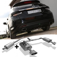 FOX Komplettanlage ab Kat re li je 1x160x90 seitlich schräg Hyundai i40 CW 1.6l