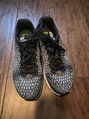  Black/ White Nike Air Max Sequent 2 Running Tennis Shoes Size 5Y Women 6.5