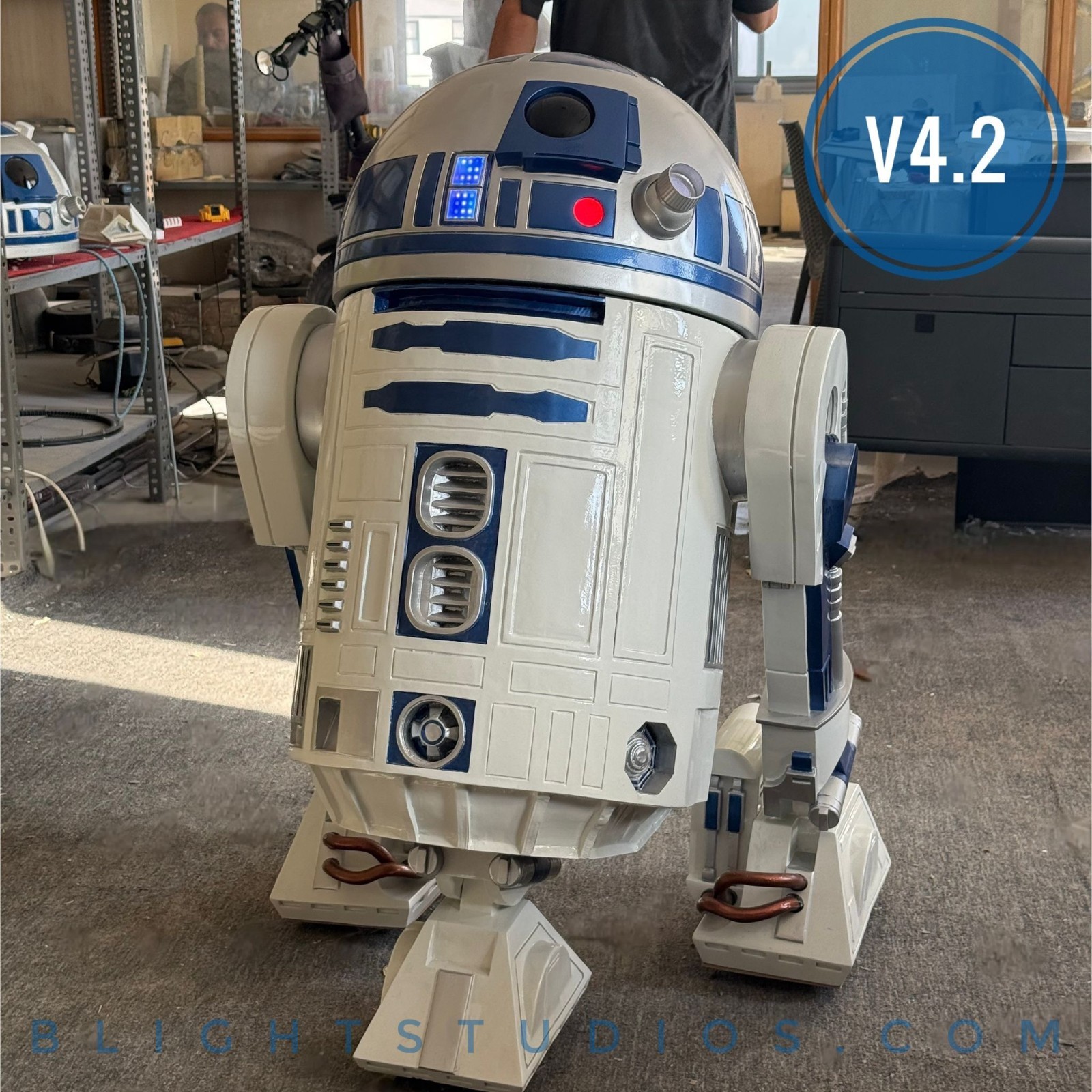 DIY Kit V4.2 Unpainted R2-D2 Life Size Collectible – Full Remote ...