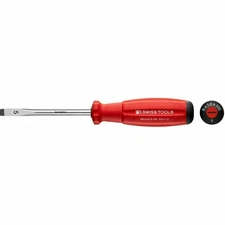 PB Swiss PB 8140.5-100 Slotted Screwdriver With SwissGrip Handle, 210 mm