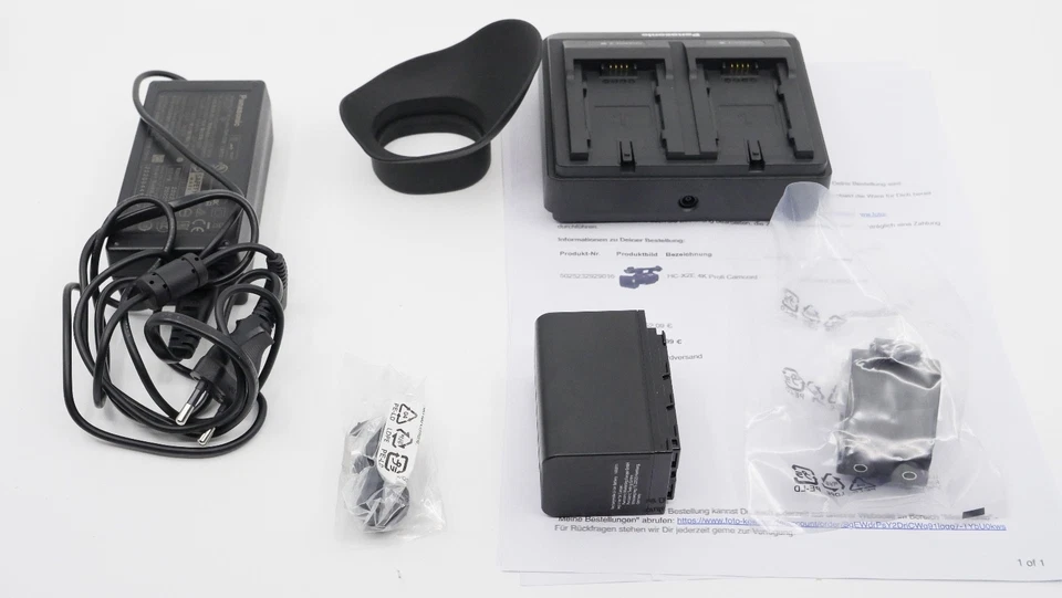 TOP! - nur 20 Betriebsstunden! - aus 2025 - Panasonic HC-X2E 4K Camcorder OVP - Bild 4 von 4