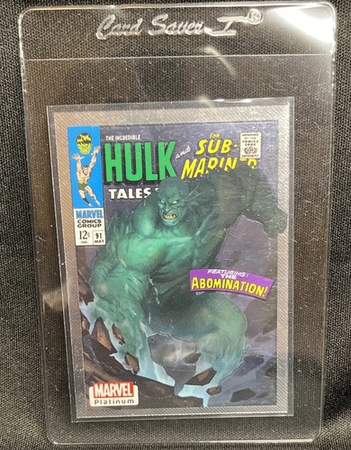 2024 UD Marvel Platinum ABOMINATION #WI81 COVER VARIANT - Picture 3 of 4