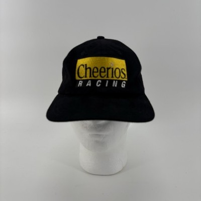 Cheerios Racing Ball Cap Hat Black Adjustable One Size Fits Most