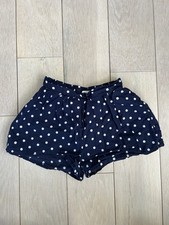 GAP Kids Navy Polka Dot Casual Drawstring Shorts EUC Size 4T