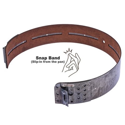 A727 518 46-47-48RE Transmission Front Band Red-Lined Slip-in Snap