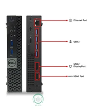 Dell Desktop Micro PC i3/i5 | Up to 16GB RAM | 512GB SSD| Windows 11 Pro | Wi-FI