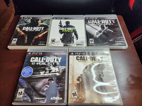 Call of Duty PS3 5 Games Lot Black Ops 1 & 2 Modern Warfare 3 Bundle TESTED - Picture 1 of 12
