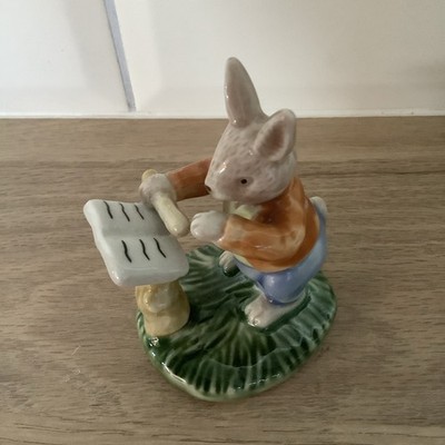 Vintage Hase spielt Musik Figur 3,5'' Albert Kessler Sammlerstück