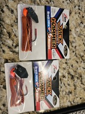 Lot Of 2 Z-Man Evergreen Jack Hammer Chatterbait 1/2 Oz Color #14 NEW Fire Craw