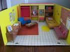 Vintage Mattel Barbie Dream House #816-1962 Cardboard Furniture with accessories