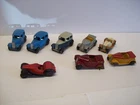 Vintage  DINKY TOYS   CARS LOT  x  8   c1946-56 ? Miniature Model Cars Read Desc