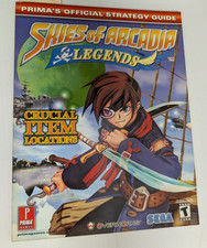 Skies Of Arcadia Legends Prima's Official Strategy Guide SEGA 2003 Rare