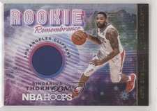 2018 Panini NBA Hoops Rookie Remembrance Winter Sindarius Thornwell #RR-ST 4r3
