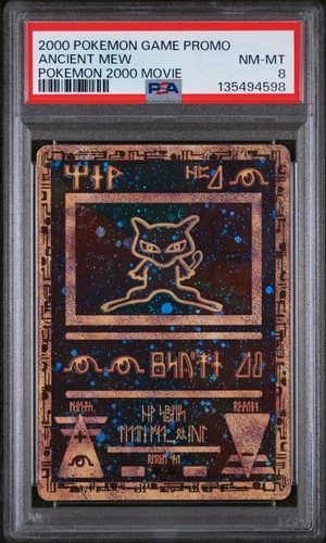 2000 POKEMON GAME MOVIE POKEMON 2000 MOVIE ANCIENT MEW PSA 8