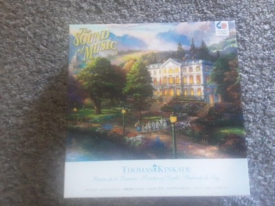 The Sound of Music Thomas Kinkade 1000 Piece Puzzle 27'' X 20'' 2014 Complete
