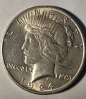 1923-P $1 Peace Silver Dollar $1 Almost Uncirculated conditionWith Luster 90%