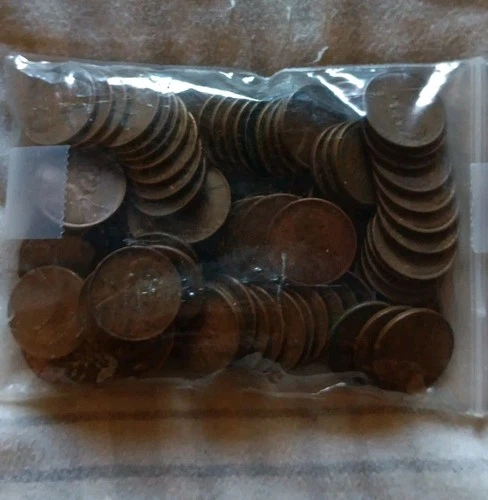 Lot Of 100 Wheat Pennies 40s & 50s