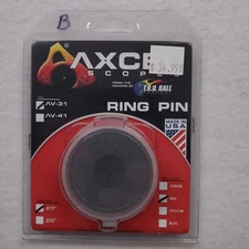 Axcel X-31 Fiber Optic Ring Pin Red .019 AV-31 AX31-RP19-RD Target 3D Archery
