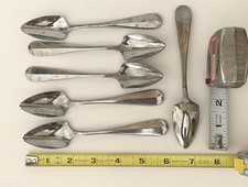 Grapefruit Spoons Serrated Edge Stainless Steel Japan MCM Set Of 6