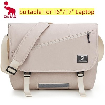 OIWAS Messenger Bag 17'' Laptop Crossbody Bag Case Shoulder Bag for Travel School