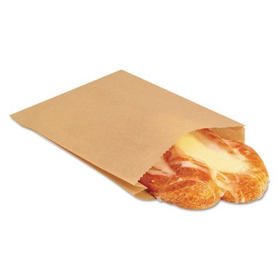 Bagcraft Ecocraft GreaseResistant Sandwich Bags, 6.5'' X 8'', Natural, 2,000/ca...
