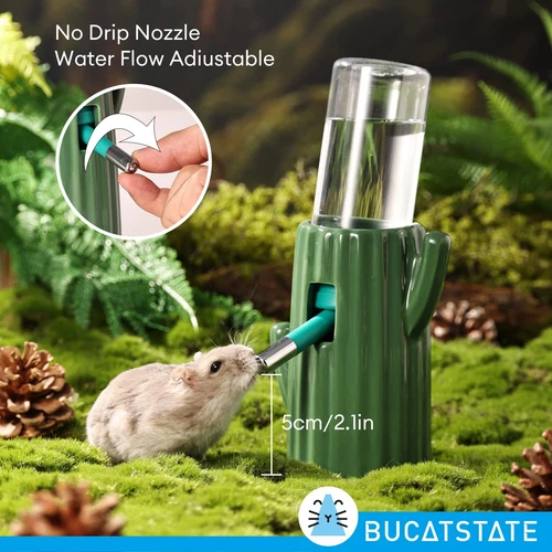 Hamster Drinking Bottle with Stand, 120 ml Small Animal Drinking - Picture 3 of 4
