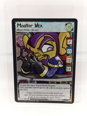 Master Vex 24/234 - 2003 Base Set - Holo NM - Neopets Trading Card Game