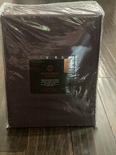 Empyrean bedding King 4 Flat Sheets Eggplant Purple Plum Brushed Microfiber New
