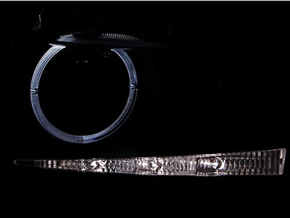 Faro proyector halógeno negro/claro/ámbar AnzoUSA 121347 para Scion xB Foto 3 de 4