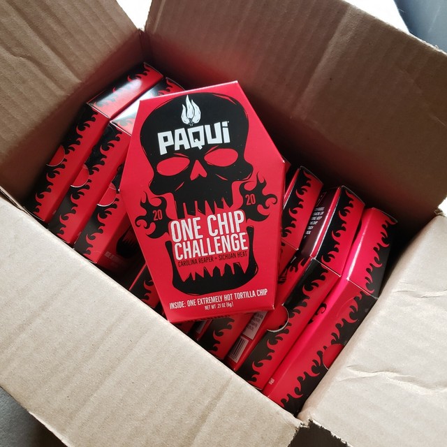 Paqui Carolina Reaper Madness One Chip Challenge Tortilla 2020 Spicy