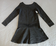 VINCE Charcoal Gray Thick Stretch Dress Little Girls Size 6