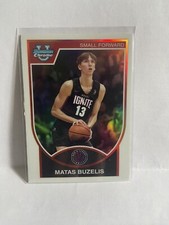 2023-24 Bowman U Chrome Basketball 07B-29 Matas Buzelis 2007-08 Bowman Throwback
